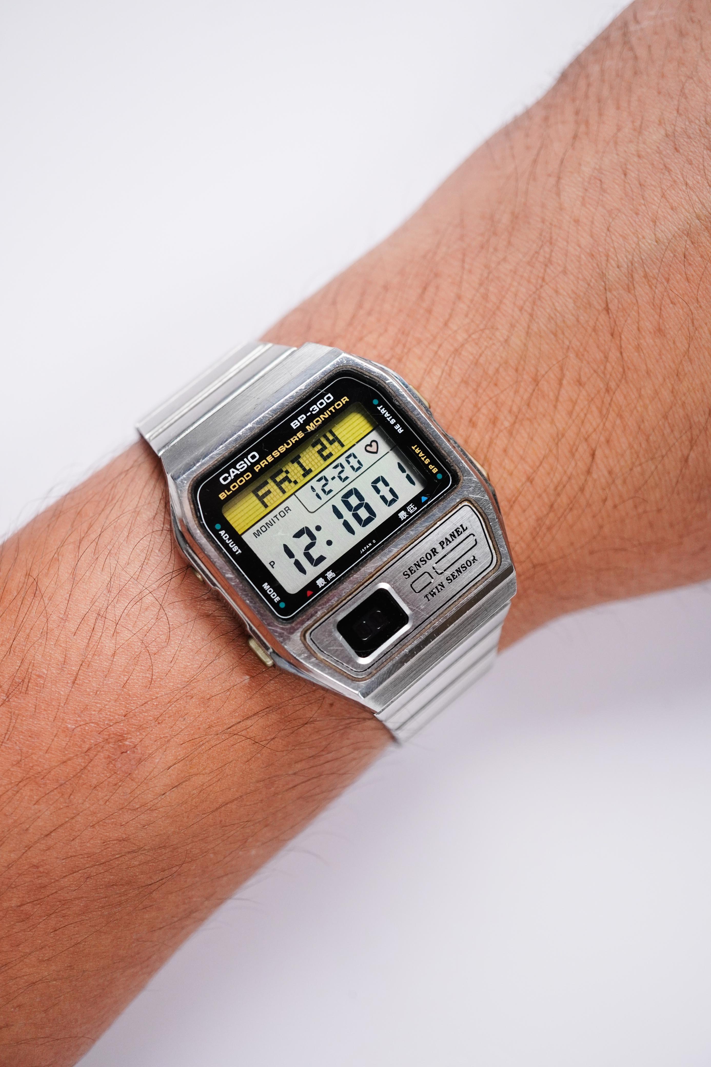 Vintage Casio BP-300 Blood Pressure Monitor Twin Sensor Made