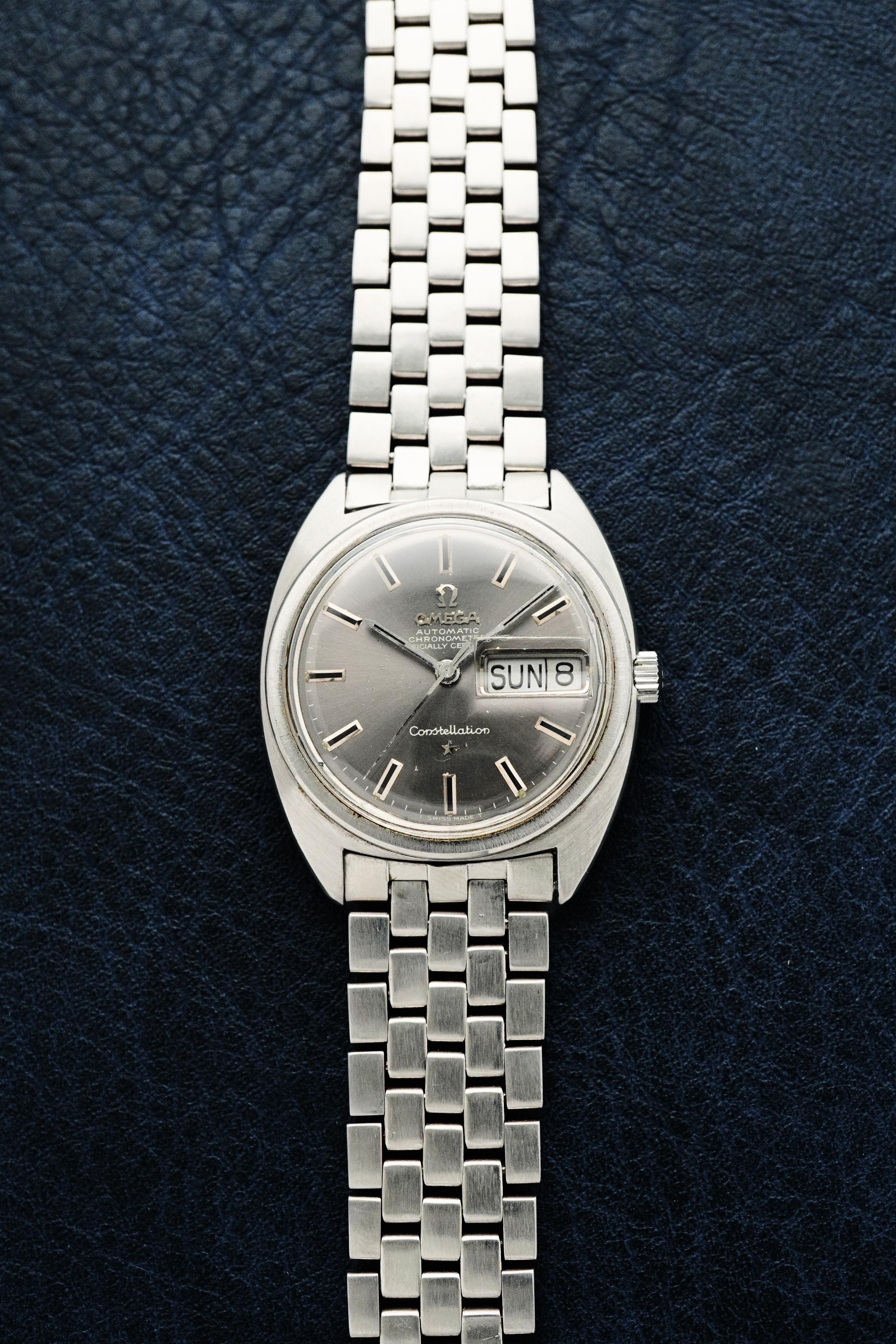 Omega Constellation C Shape Grey Dial - Omega | tankawatches.com