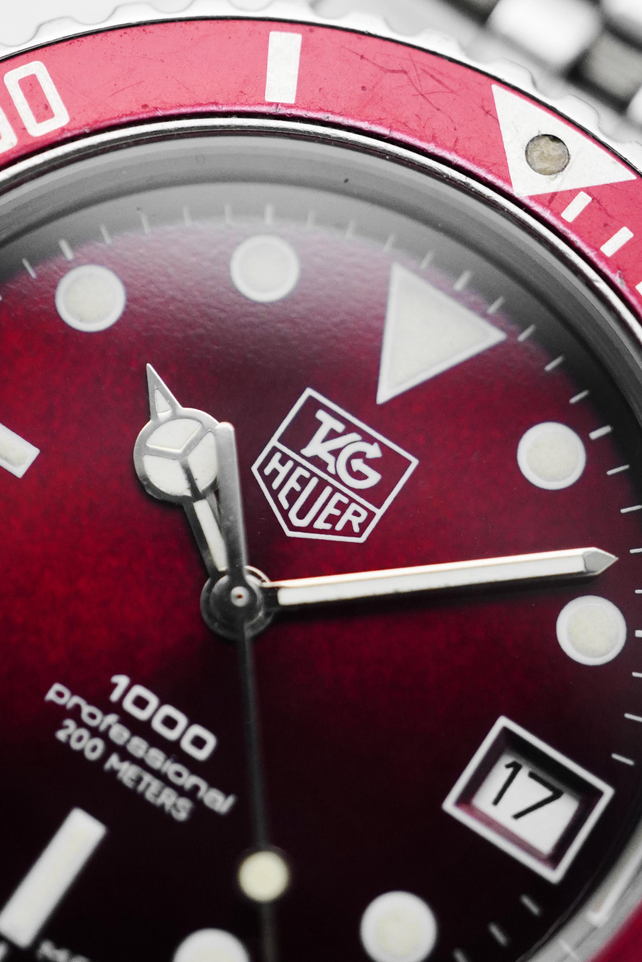 TAG HEUER 1000 980.913 BURGUNDY - Tag Heuer | tankawatches.com